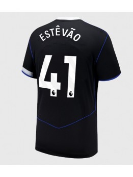 Muži Futbalové oblečenie Chelsea Estevao Willian #41 2025-26 Krátky Rukáv - Tretina